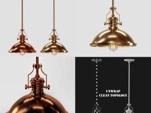 8 lights 3D Model