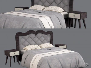 8 sets of beds - pack 3D Model