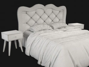 8 sets of beds - pack 3D Model