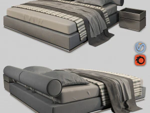 8 sets of beds - pack 3D Model