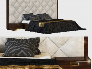 8 sets of beds - pack 3D Model