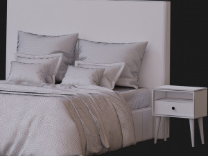 8 sets of beds - pack Modello 3D