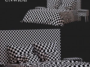 8 sets of beds - pack 3D Model