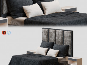 8 sets of beds - pack Modello 3D