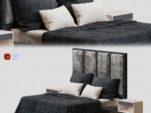 8 sets of beds - pack 3D Model