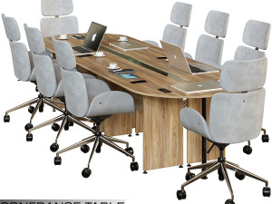 conference table 01 3D Модель