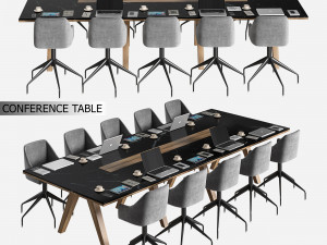 conference table 02 3D Model