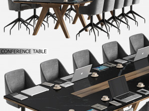 conference table 02 Model 3D