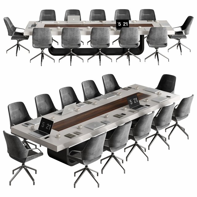 conference table 03 Modelo 3D .c4d .max .obj .3ds .fbx .stl .blend 