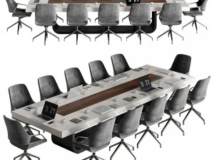 vergadertafel 03 3D Model
