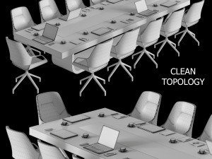 conference table 03 Modelo 3D
