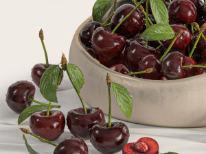 Cherry dish 3D Модель