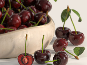 Cherry dish 3D Модель