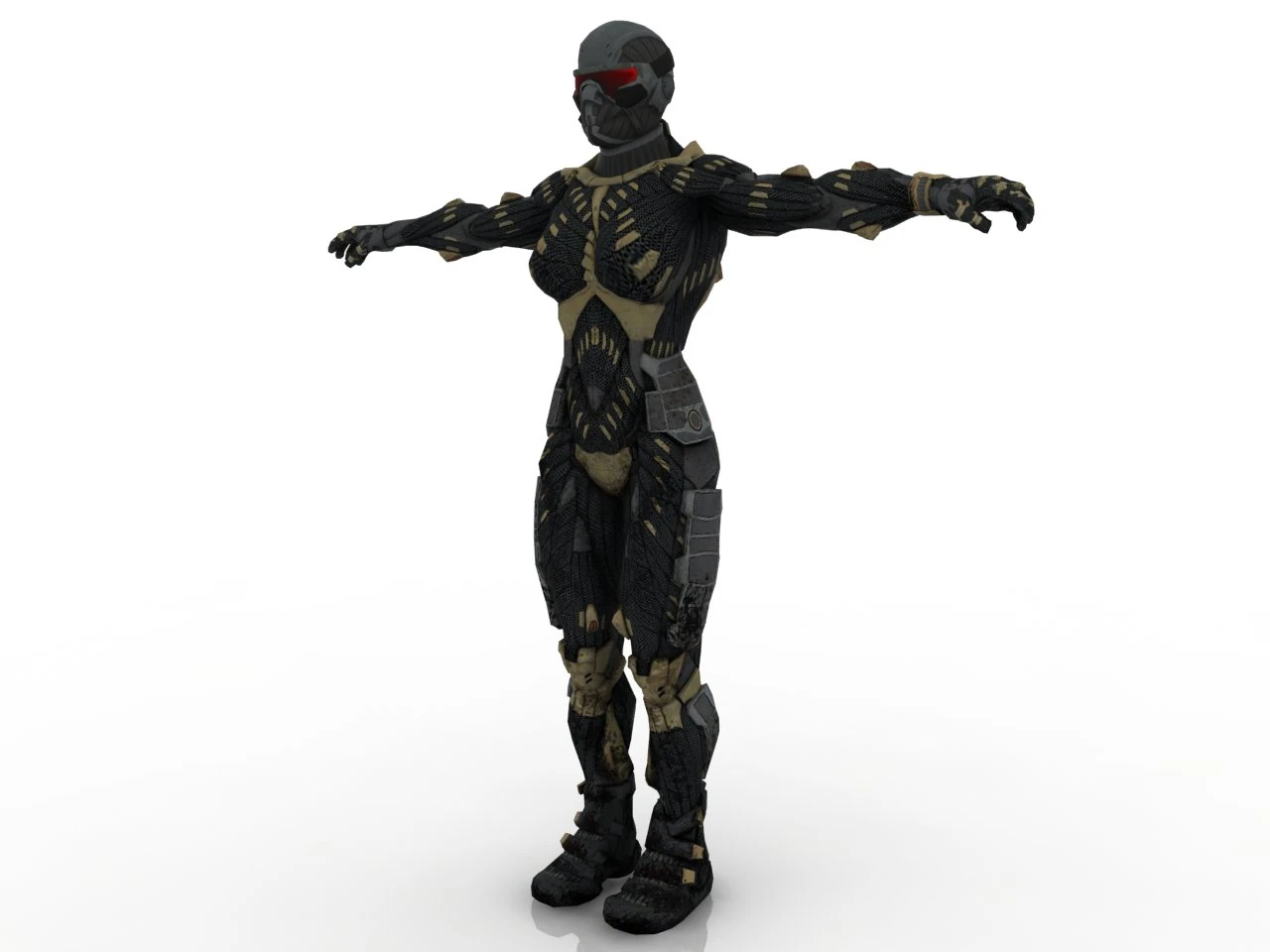 woman from crysis 3D Model .c4d .max .obj .3ds .fbx .stl .blend 