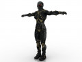 Woman from Crysis 3D Model