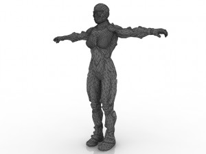 woman from crysis 3D 模型