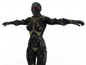 woman from crysis 3D 模型