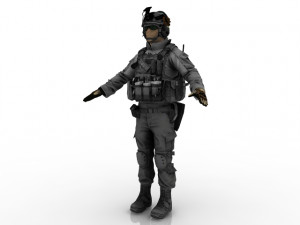 soldier 3D Модель