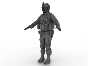 soldier 3D Model