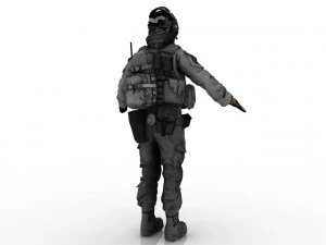 soldier 3D Model