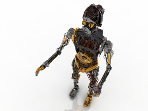 robot character 3D Model