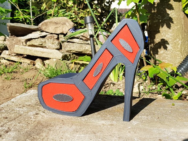 jewelry box heel shoe 3D Model .c4d .max .obj .3ds .fbx .stl .blend