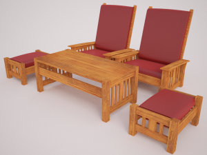 furniture living room 3D 모델