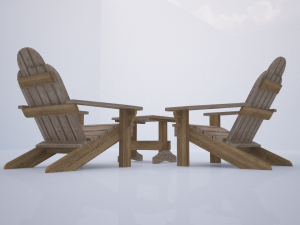 outdoor furniture 3D Модель