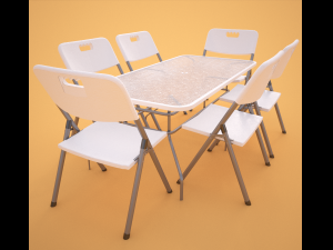 garden furniture 3d 3D 모델