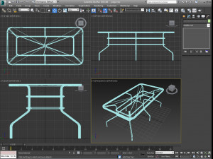 garden furniture 3d 3D Модель