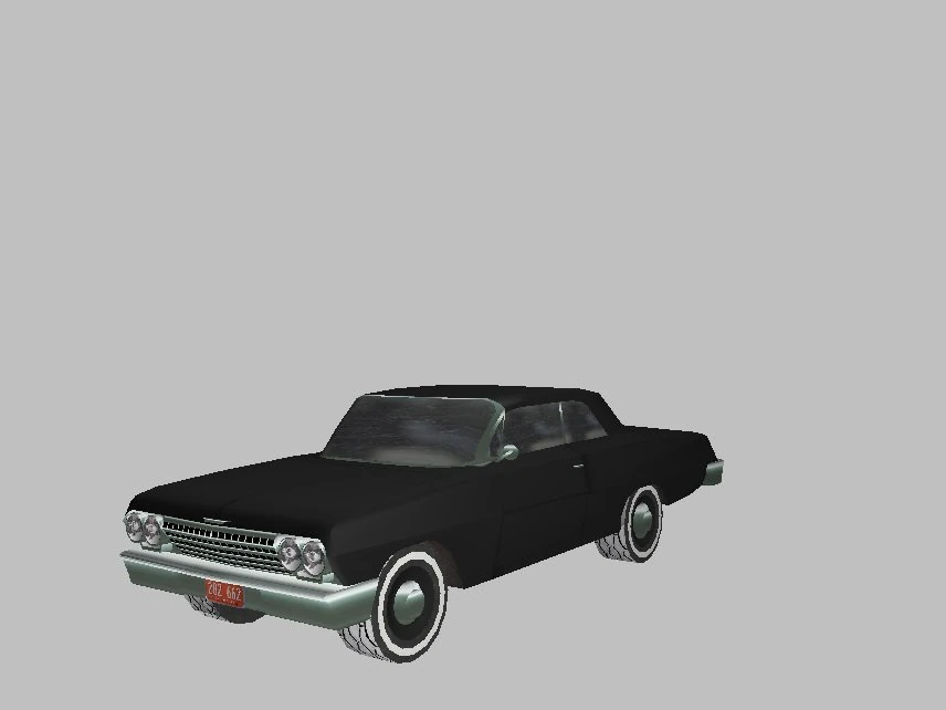 1962 chevrolet impala 3D Model .c4d .max .obj .3ds .fbx .stl .blend 