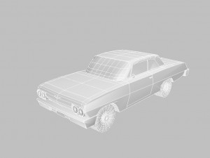 1962 chevrolet impala 3D 模型