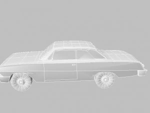 1962 chevrolet impala 3D Model