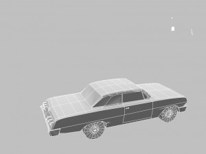 1962 chevrolet impala 3D 模型