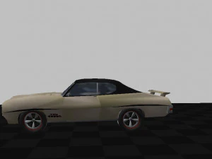 1970 pontiac gto judge 3D Model