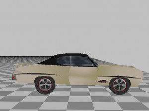 1970 pontiac gto judge Modèle 3D