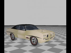 1970 pontiac gto judge 3D Model