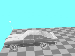 1970 pontiac gto judge 3D Model