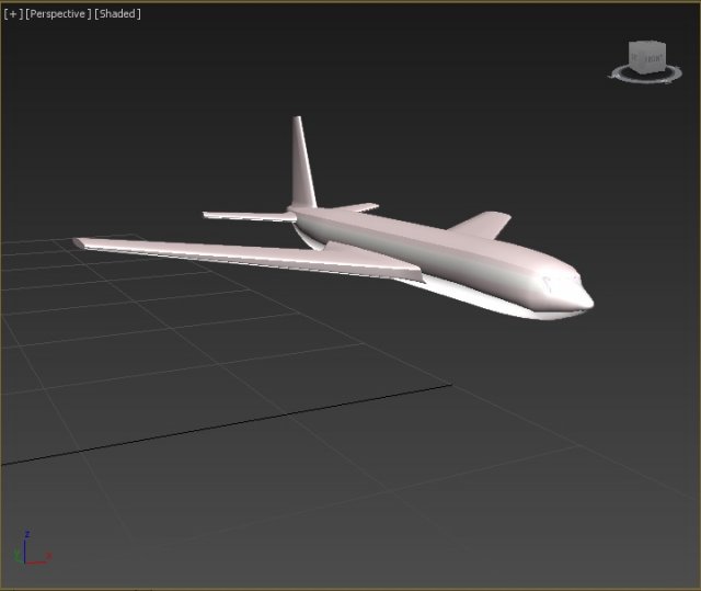 boeing 720 aircraft Model 3D .c4d .max .obj .3ds .fbx .stl .blend 