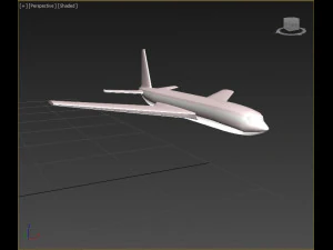 літак Боїнг 720 3D Модель