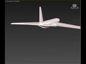 aeronave Boeing 720 Modelo 3D