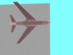 aeronave Boeing 720 Modelo 3D