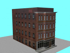 edificio clásico de los años 30 1 Modelo 3D