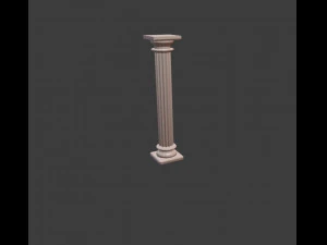 古典的なコラム - ギリシャ風 3Dモデル