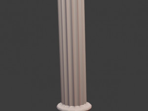 greek inspired busted column Modelo 3D