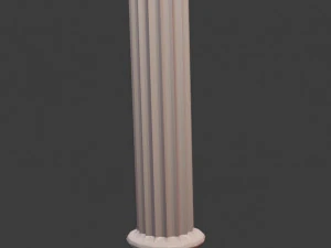 greek inspired busted column 3D Model