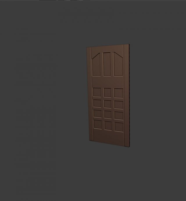 1920s door 2 Model 3D .c4d .max .obj .3ds .fbx .stl .blend
