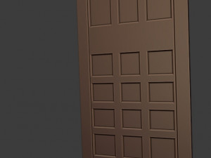 1920s door 2 Model 3D