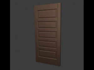 1920s five panel door 3D Model