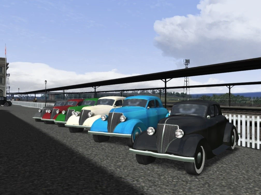 1936 f-o-r-d 5 window coupe 3D Model .c4d .max .obj .3ds .fbx .stl .blend 